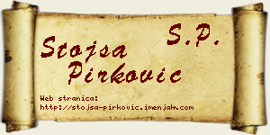 Stojša Pirković vizit kartica